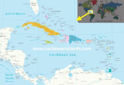 Where in the world are the Caribbean Islands?